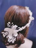 Lace Flowers Bridal Hair Accessories for Wedding
